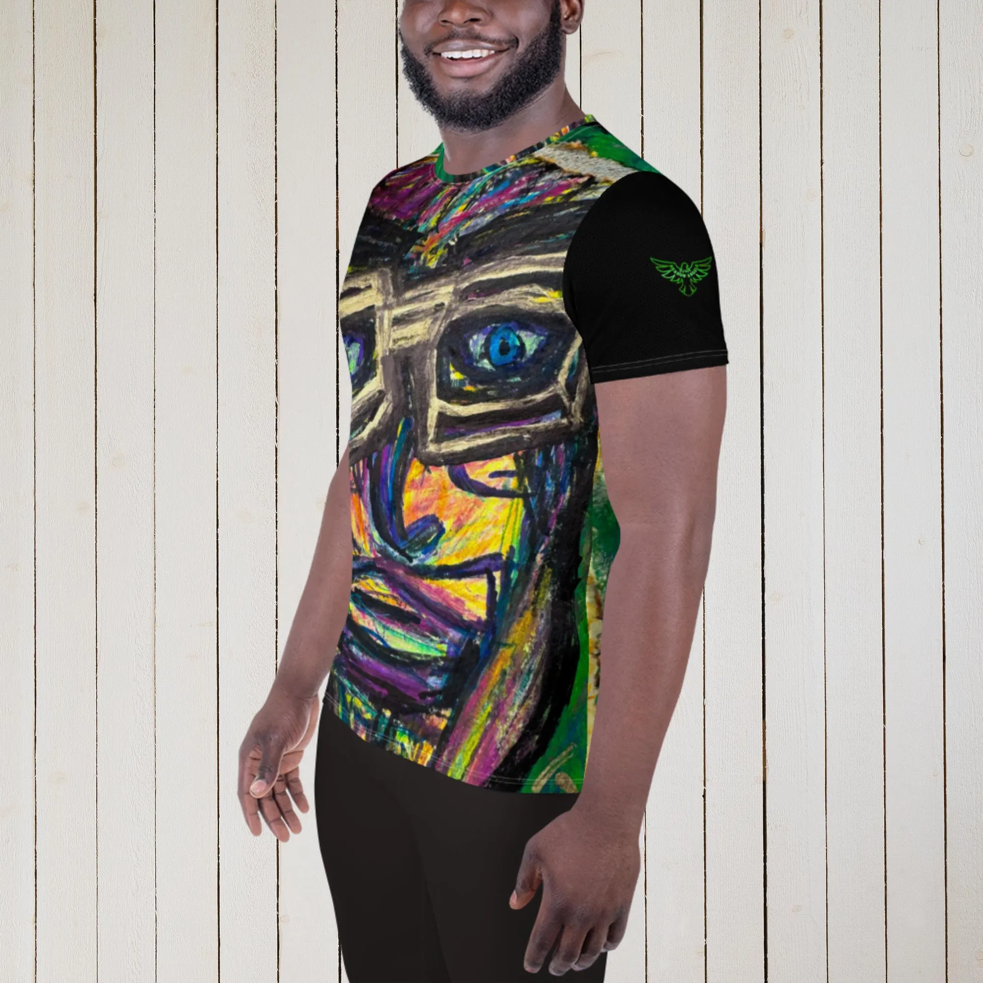 Journal Face Men's Athletic T-shirt