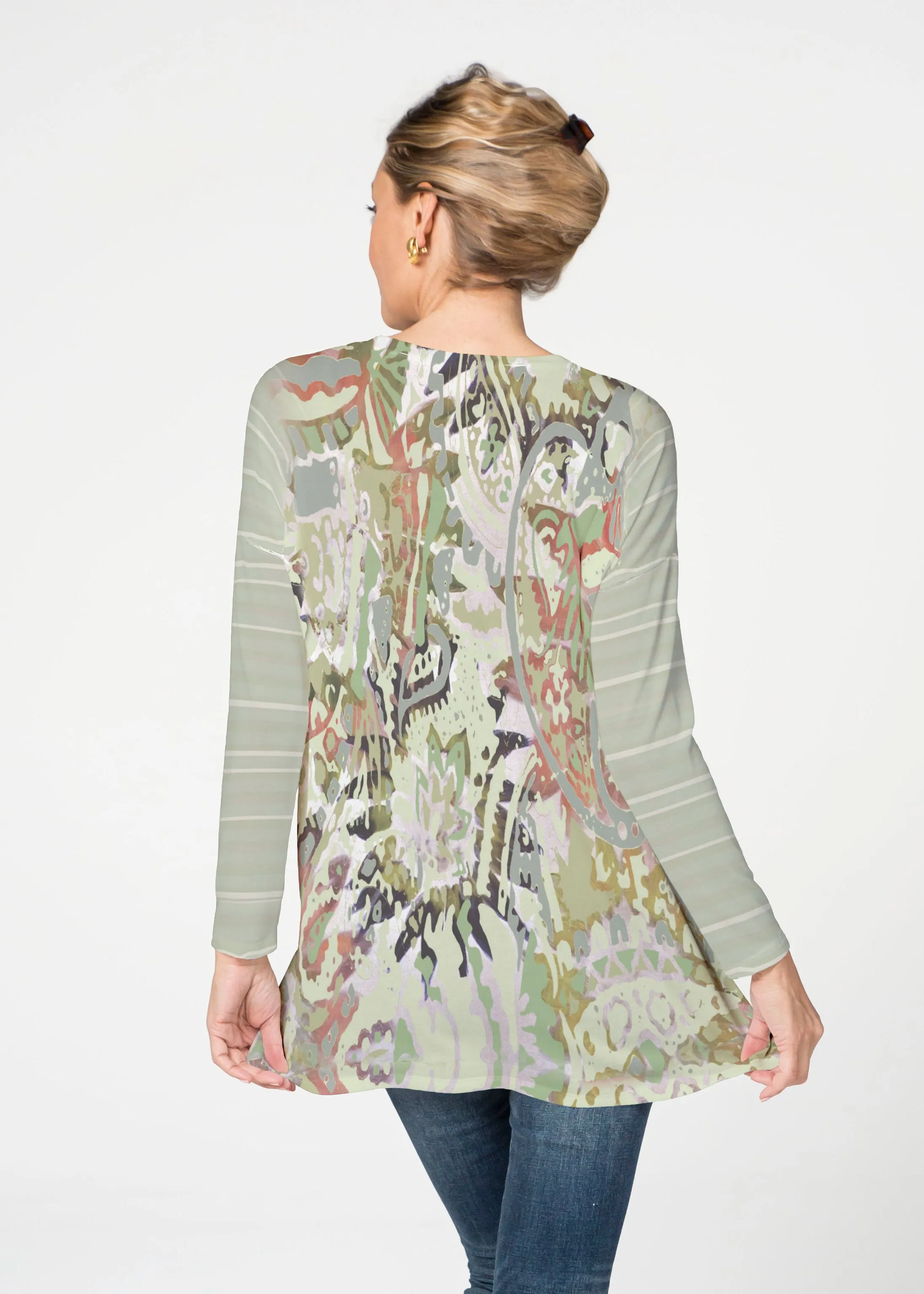 Jungle Escape (19156) Slouchy Butterknit Top