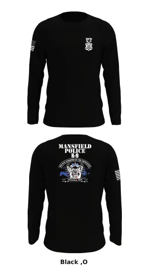 K-9 Police officer Store 1 Core Men's LS Performance Tee - ,O]