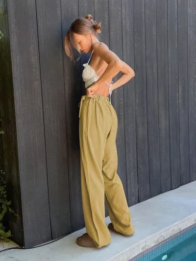 Kaily Tied High Waist Wide Leg Pants