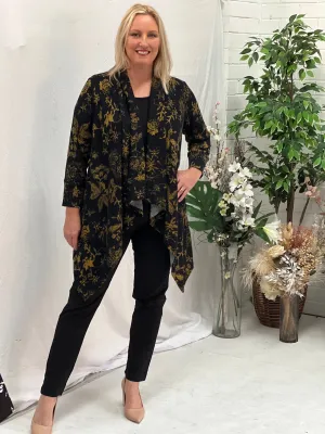Karina Black Knit Cardigan