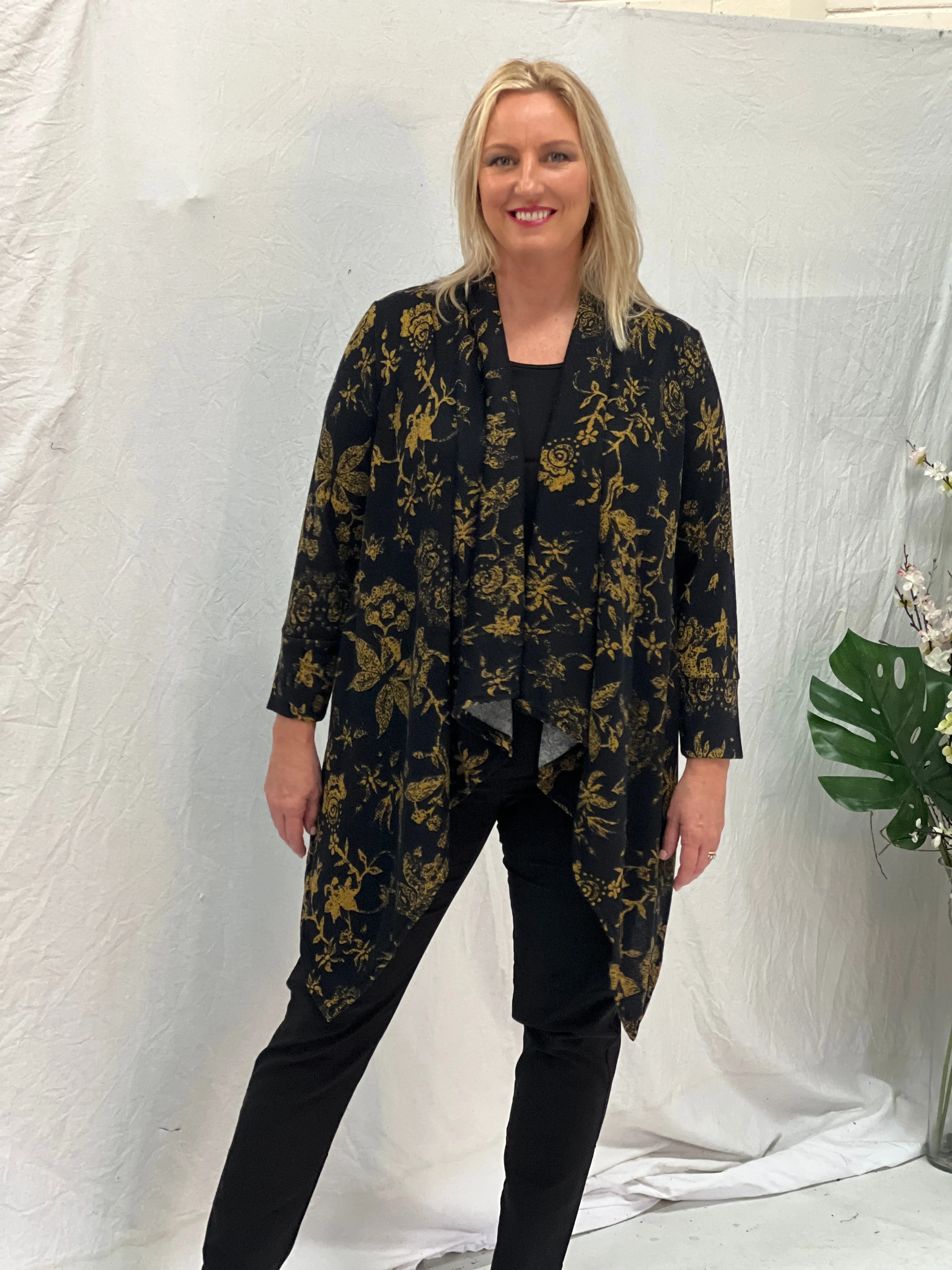 Karina Black Knit Cardigan