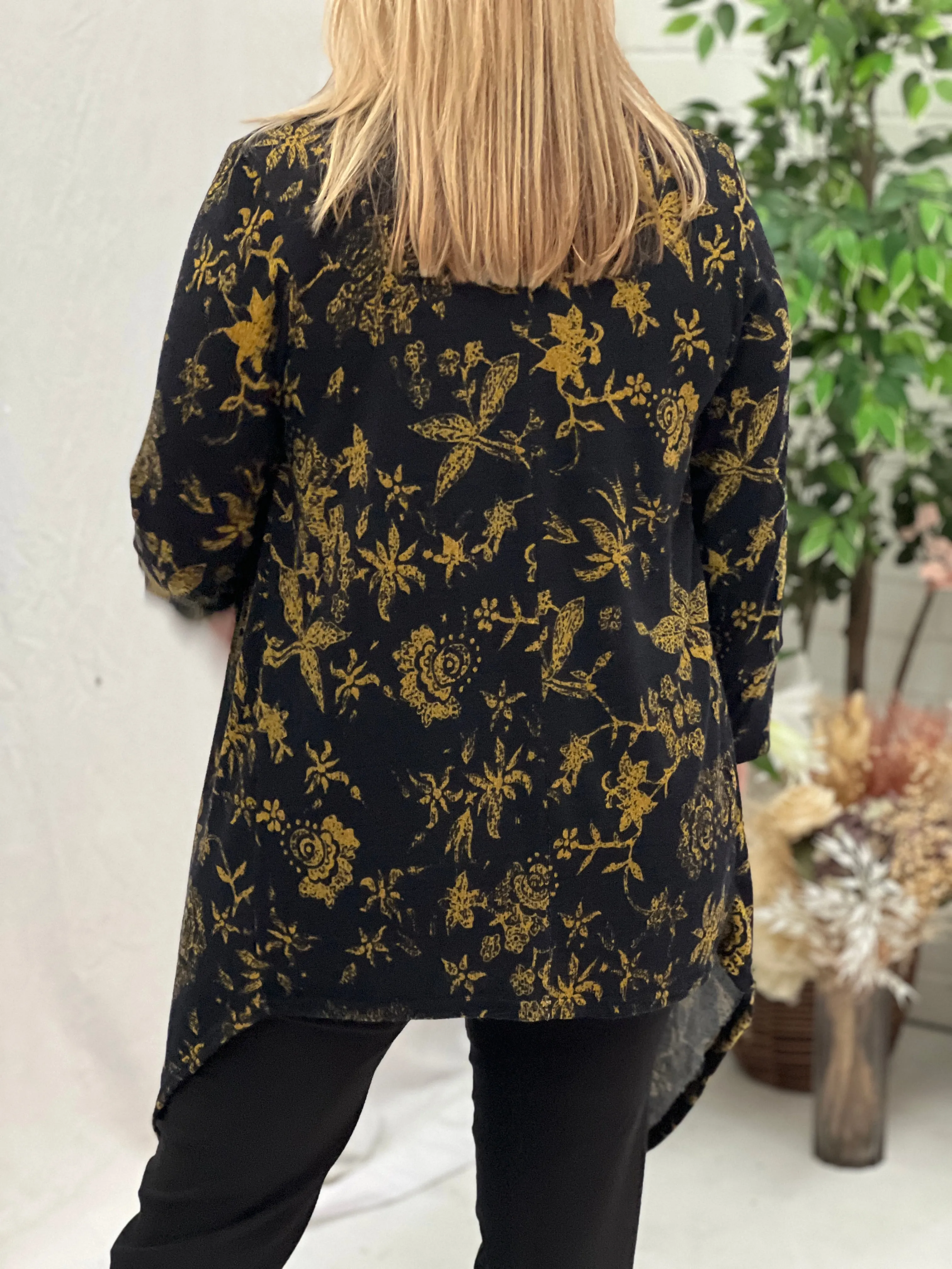 Karina Black Knit Cardigan