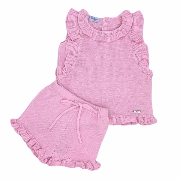 Knit 2 piece short set