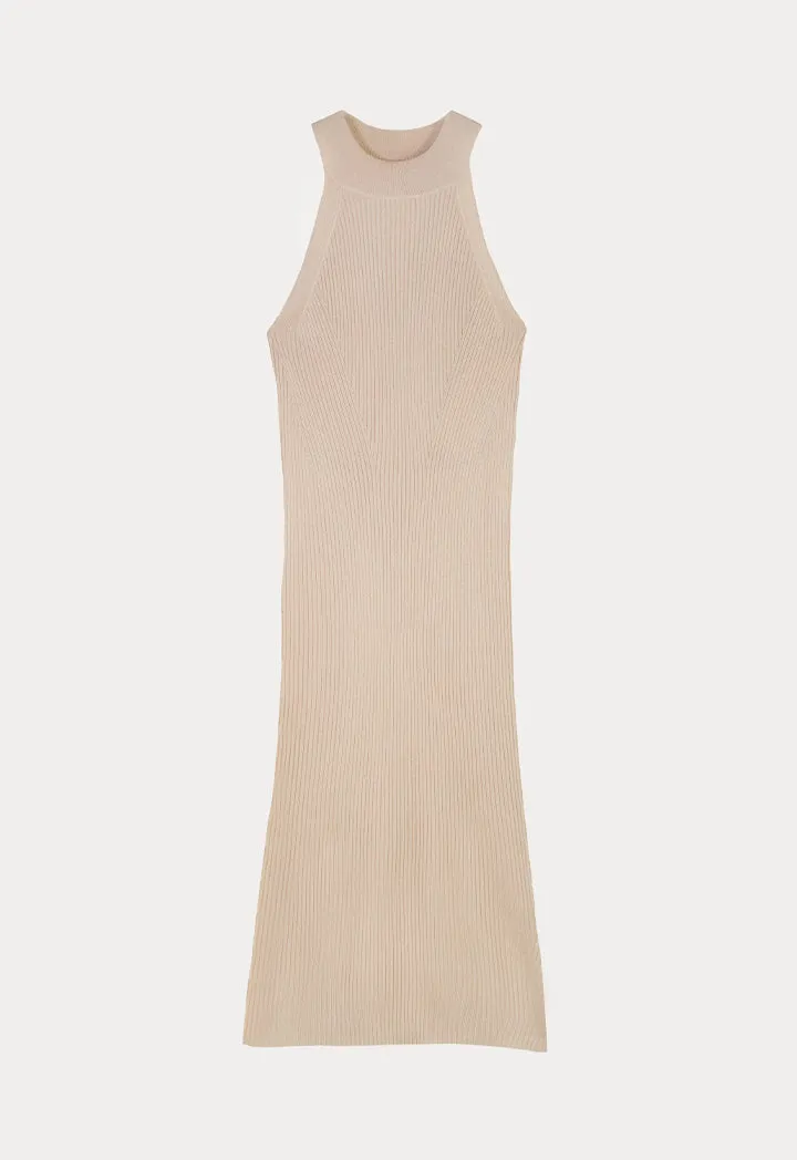 Knitted Sleeveless Bodycon Dress