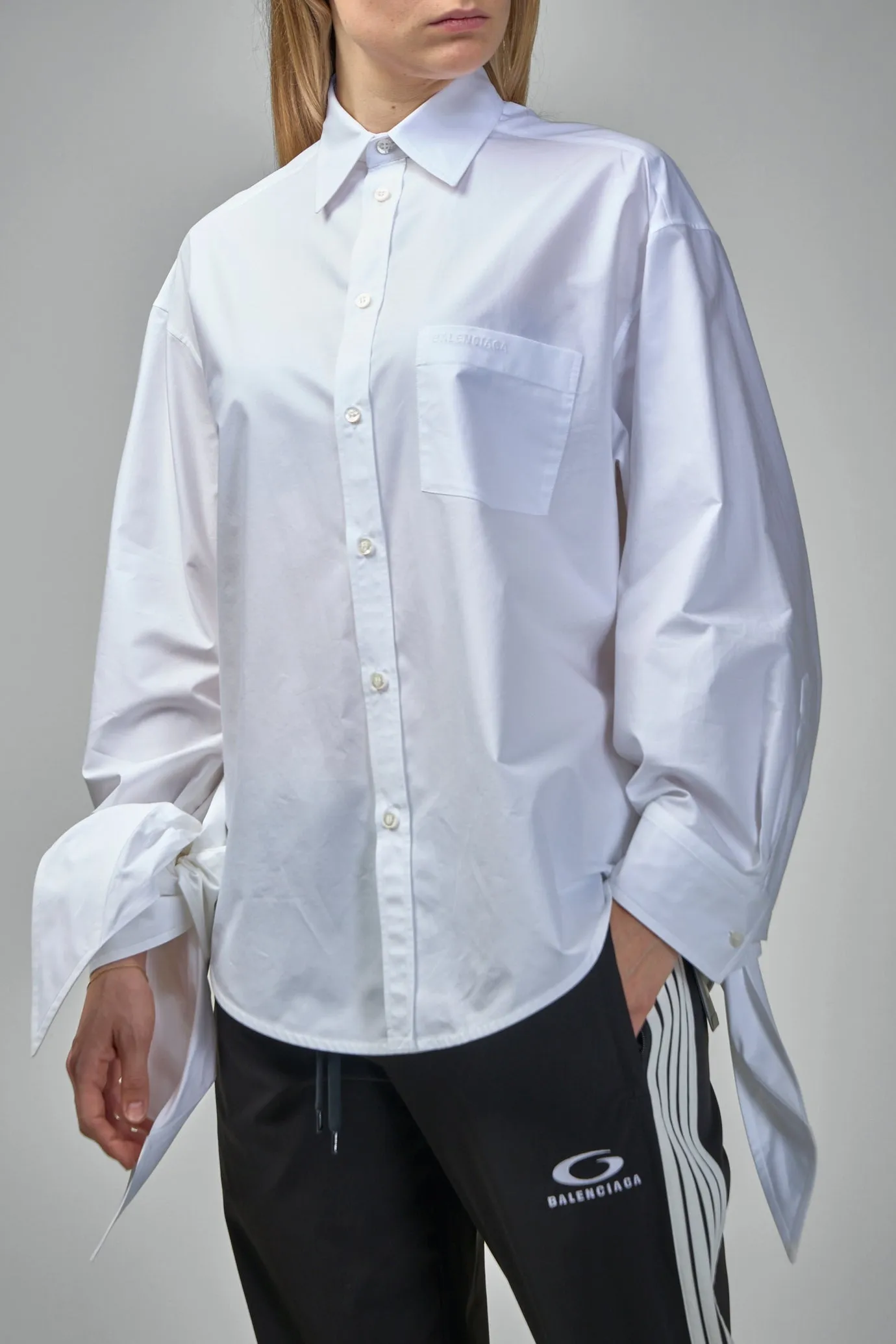 Knotted Cuff Blouse