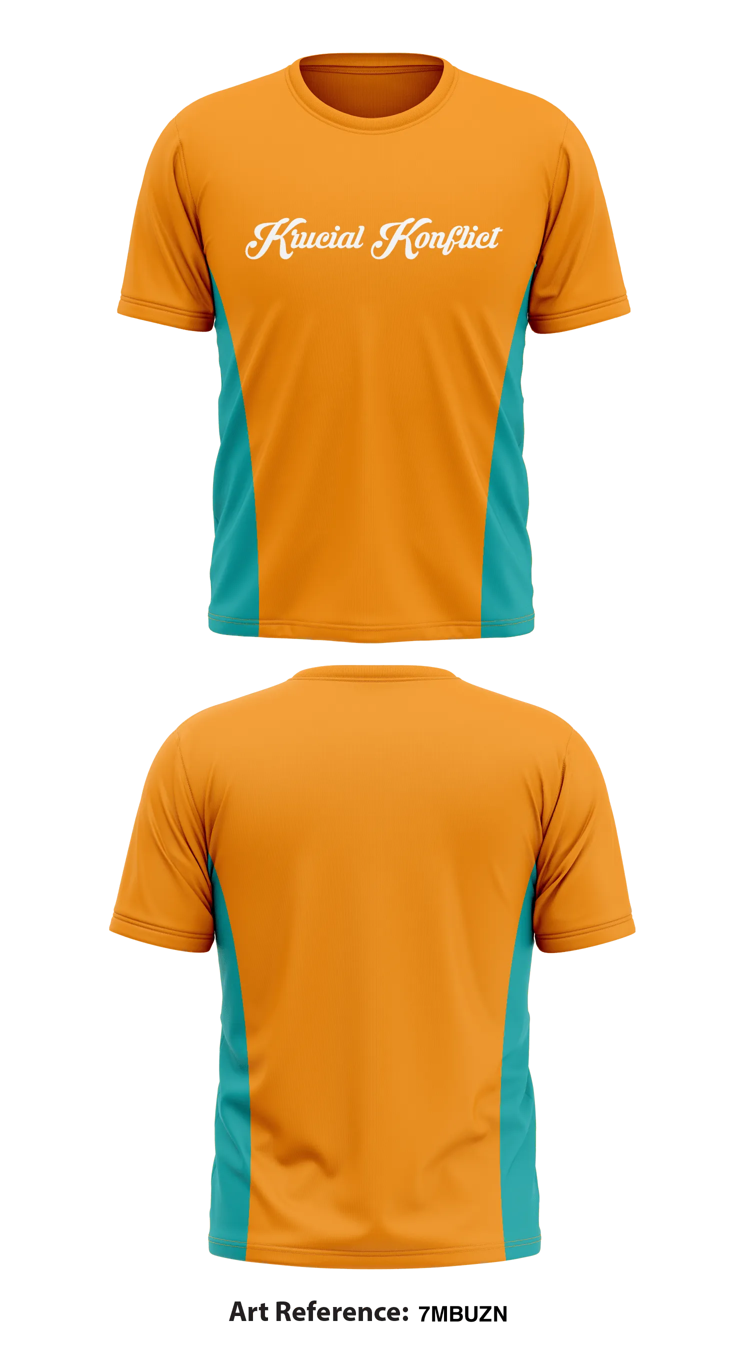 Krucial Konflict Store 1 Core Men's SS Performance Tee - 7MbUzn