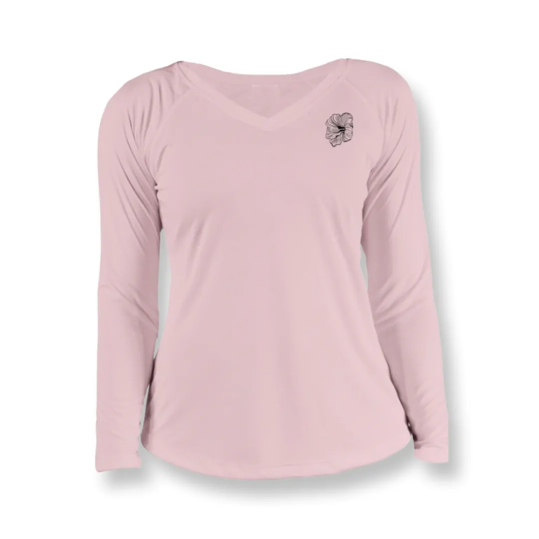 Ladies V-Neck Turtle UPF Performance