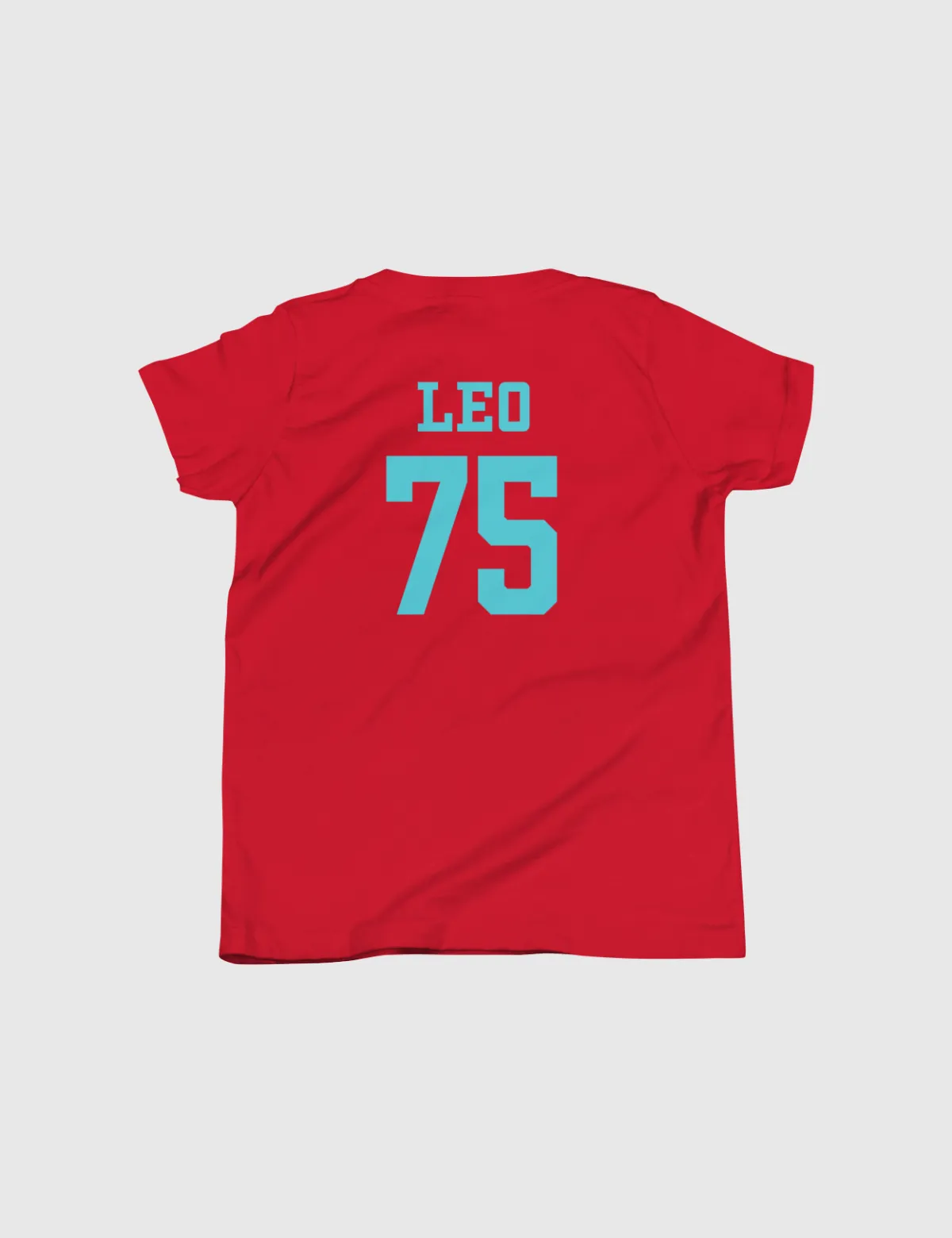 Leo Youth Logo Short Sleeve T-Shirt [Red]