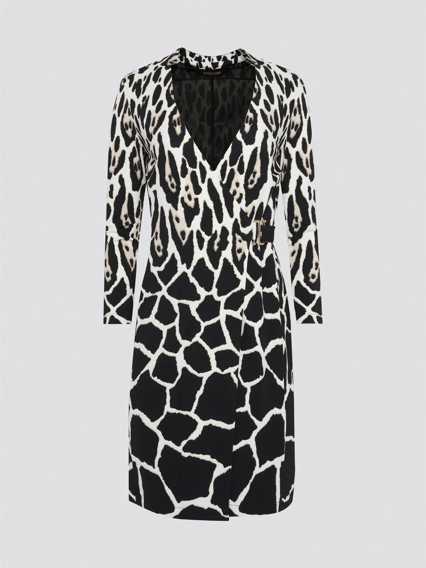 Leopard Print Wrap Dress