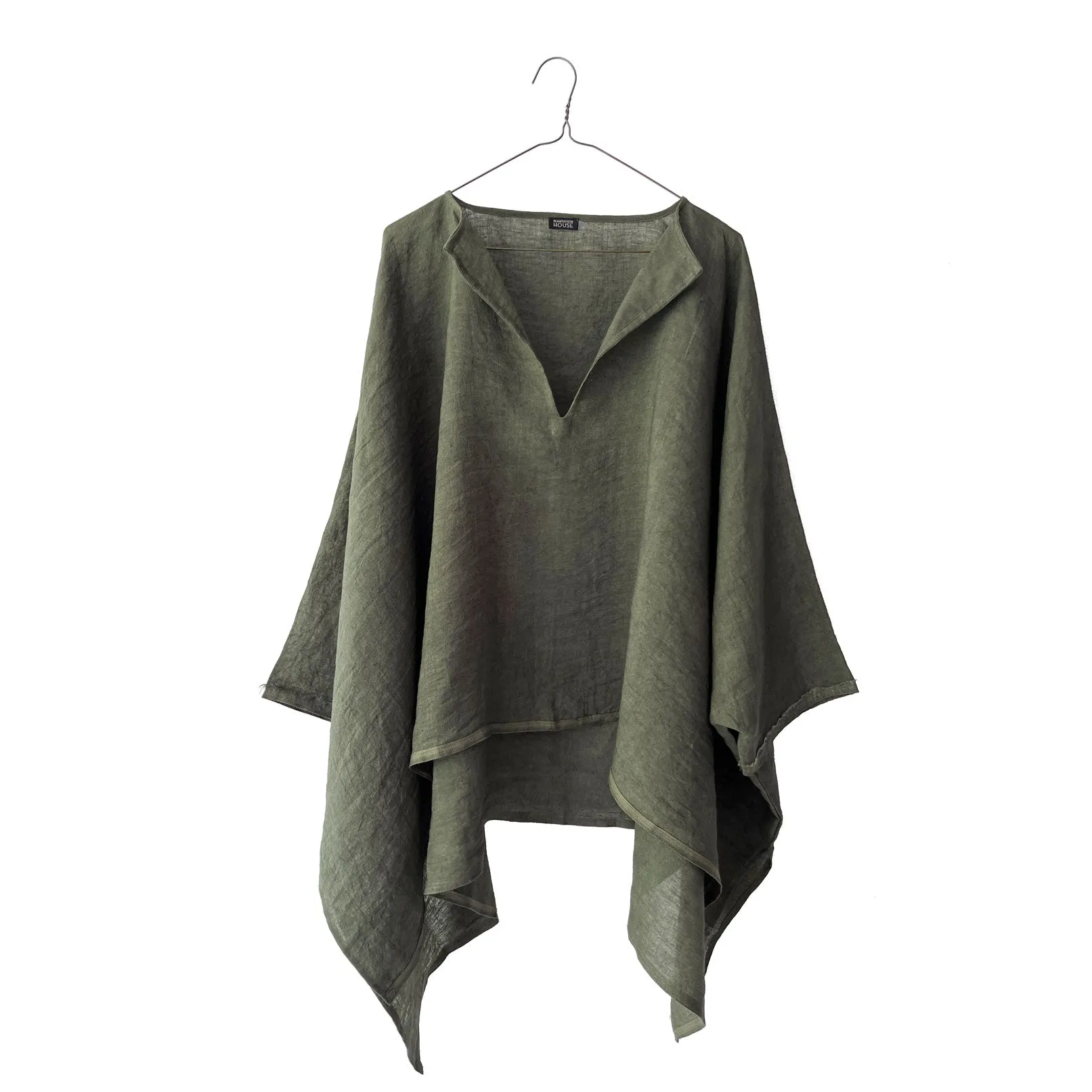 Linen Up & Down Wide Tunic
