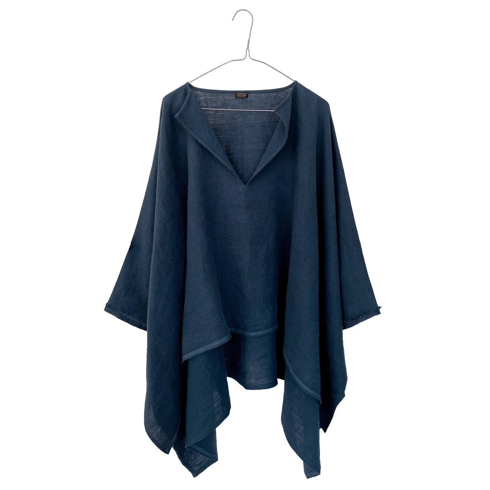 Linen Up & Down Wide Tunic