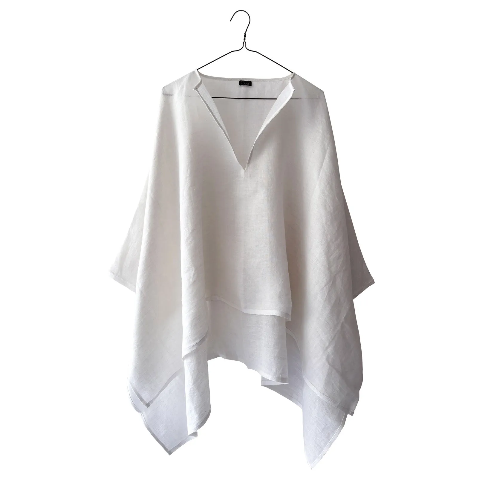 Linen Up & Down Wide Tunic