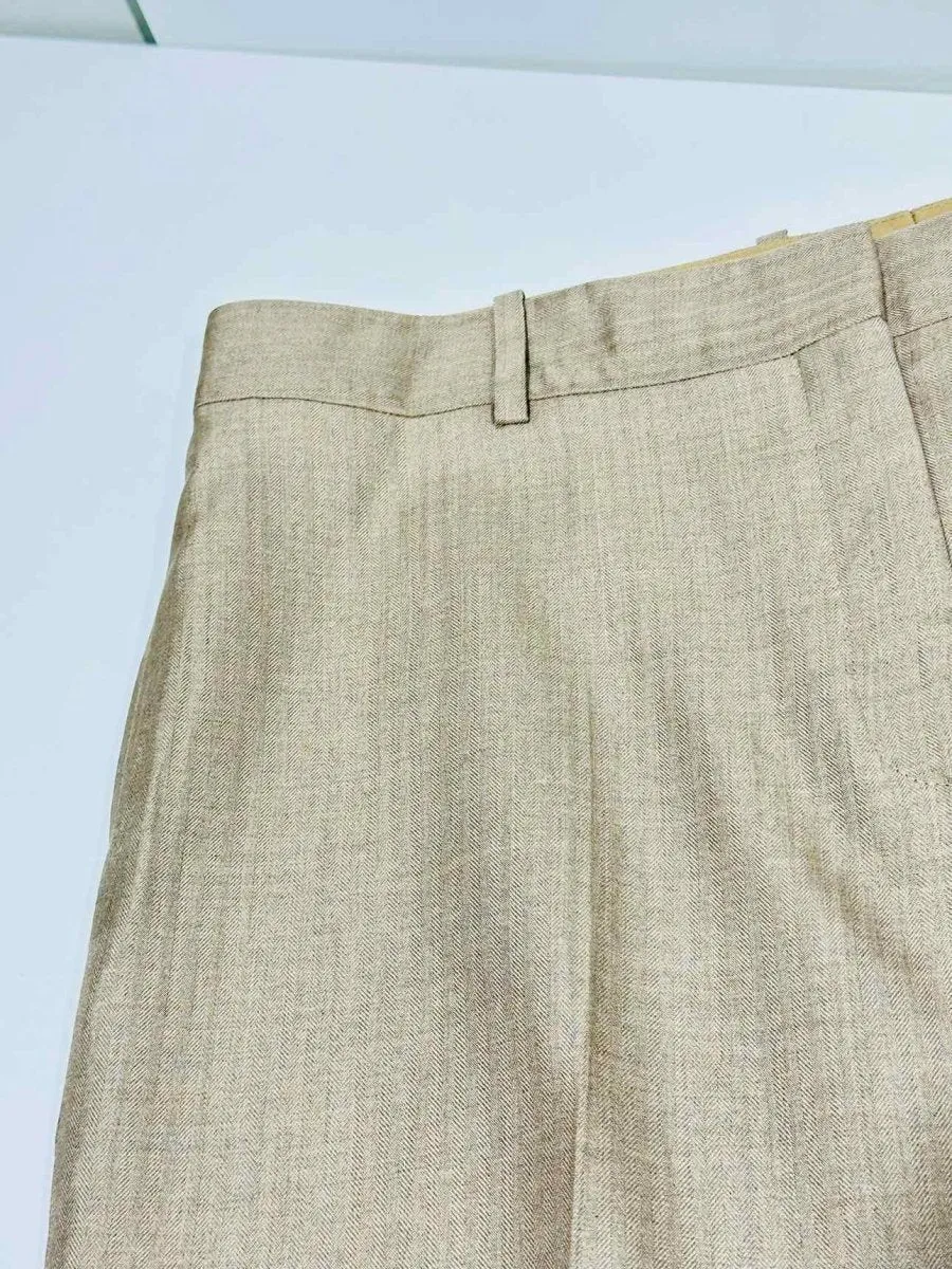 LORO PIANA Wide Leg Cream Pants US12