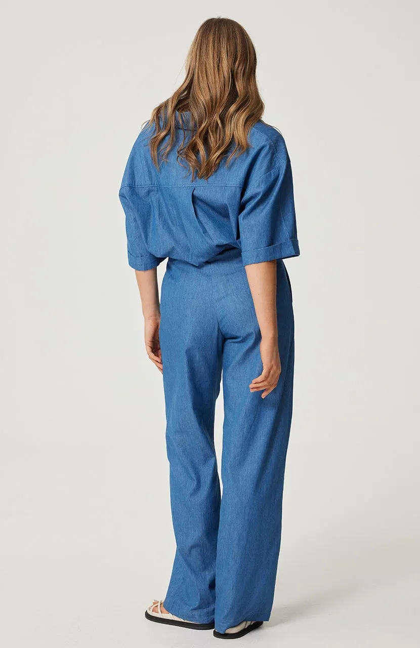 LUCY TROUSER || DENIM CHAMBRAY