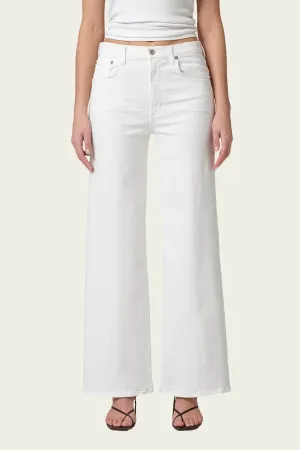 Lyra Long Wide Leg in Soft White