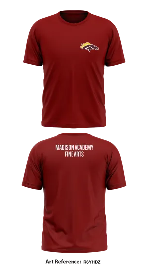 Madison Academy Fine Arts Store 1 Core Men's SS Performance Tee - r6yHdZ