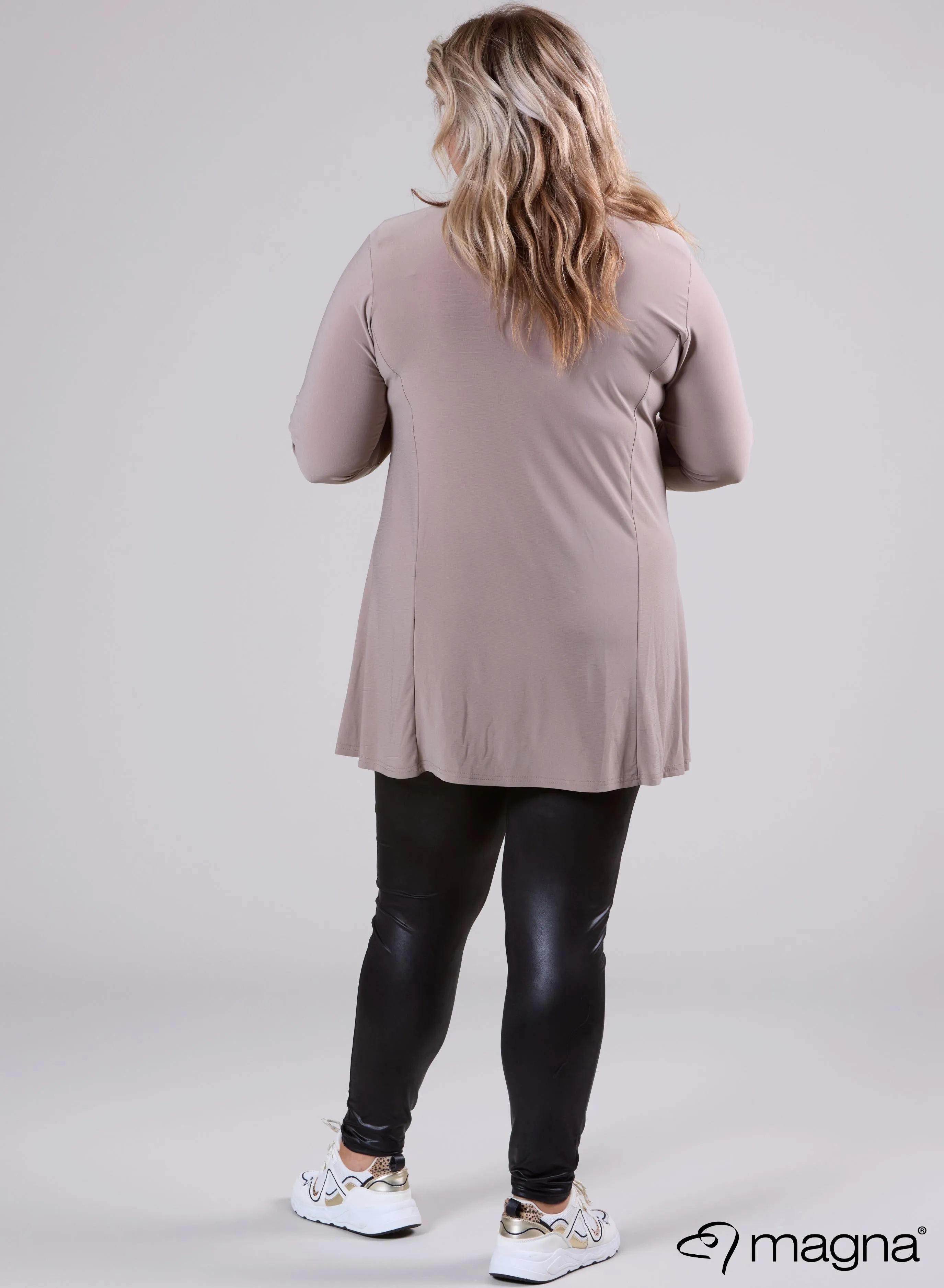 Magna A-line Long Shirt / Tunic Sand