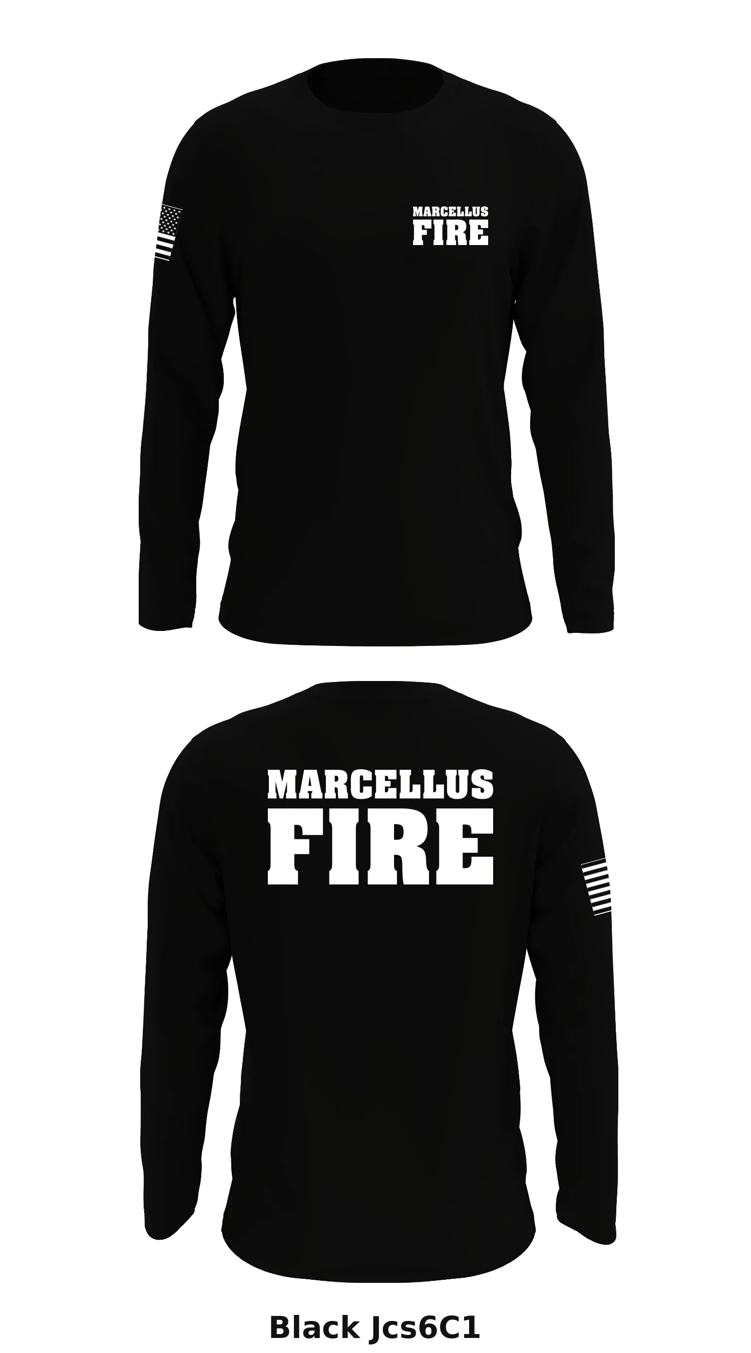 Marcellus fire Store 1 Core Men's LS Performance Tee - Jcs6C1