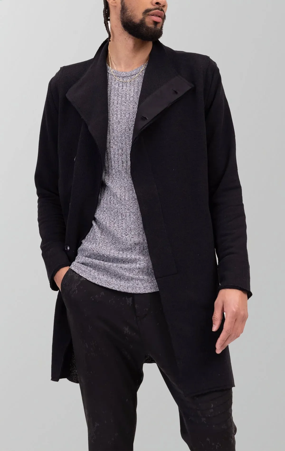Matrix Long Cardigan
