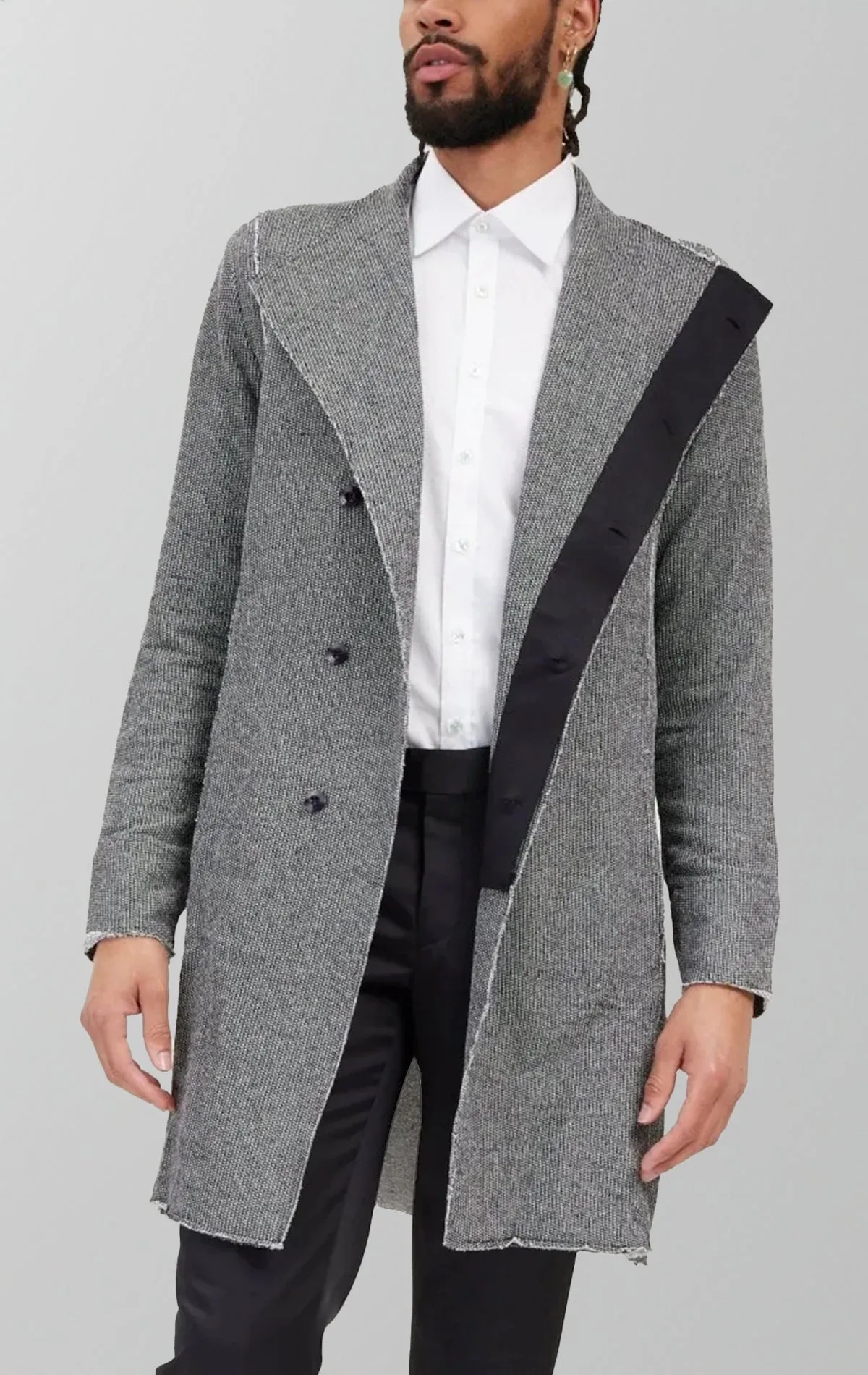 Matrix Long Cardigan