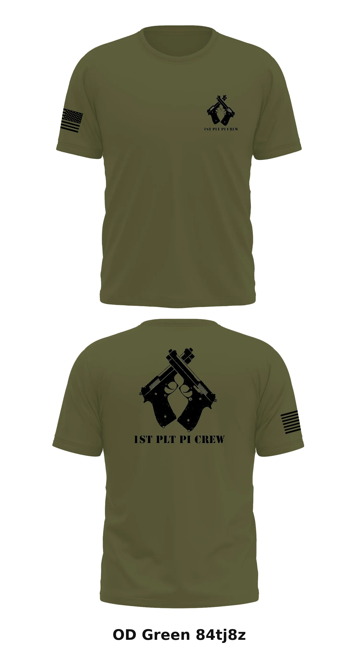 MCRD Pmo 1st Plt Store 1 Core Men's SS Performance Tee - 84tj8z