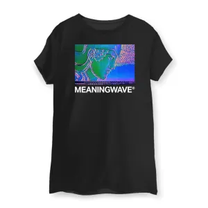 MEANINGWAVE RADIO AESTHETIC ANIME STATUE Women's Cotton T-Shirt
