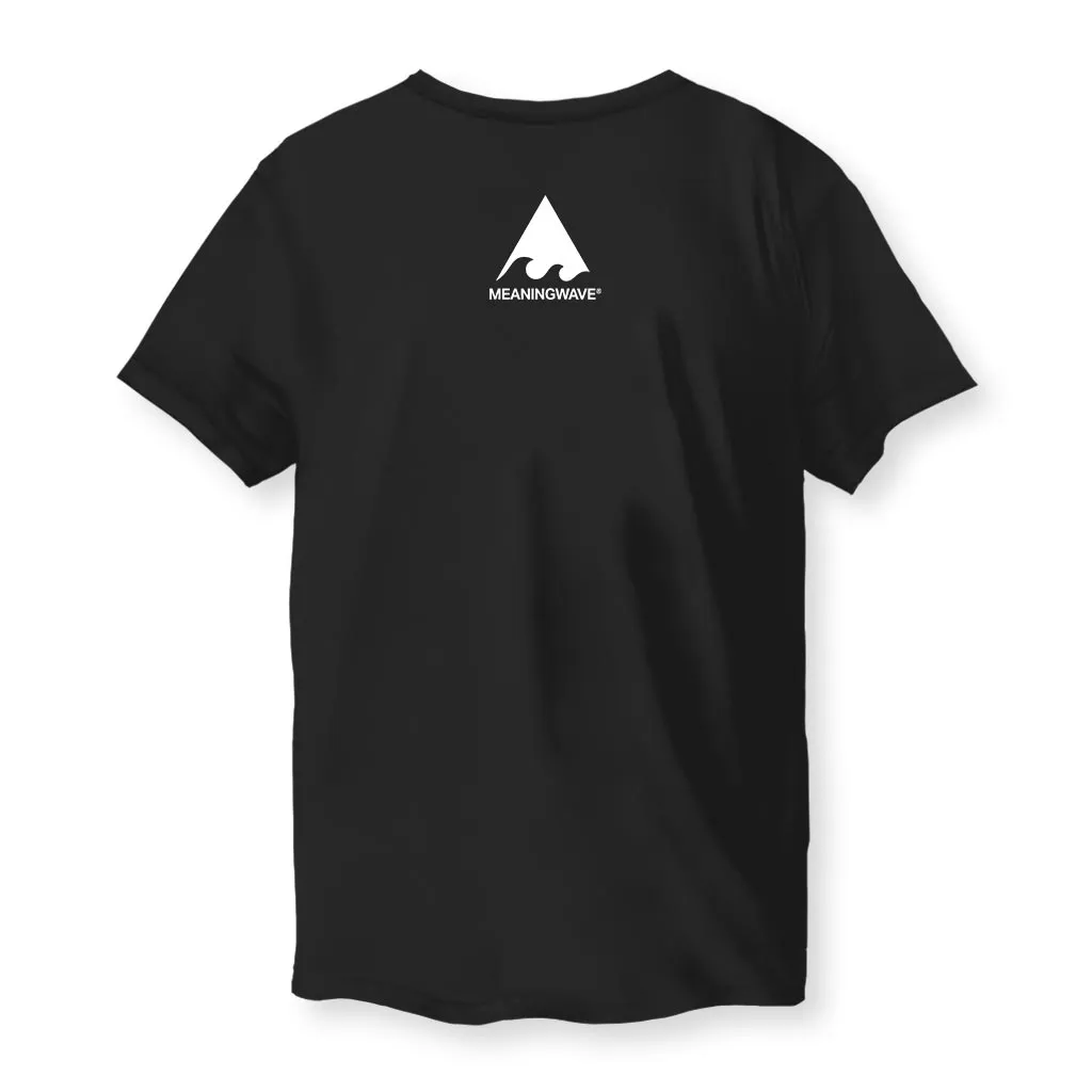 MEANINGWAVE RADIO ATHENA ANIME GLITCH  Men's Cotton T-Shirt
