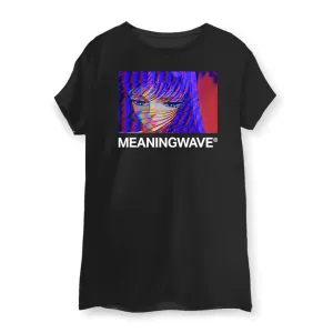 MEANINGWAVE RADIO ATHENA ANIME GLITCH  Women's Cotton T-Shirt