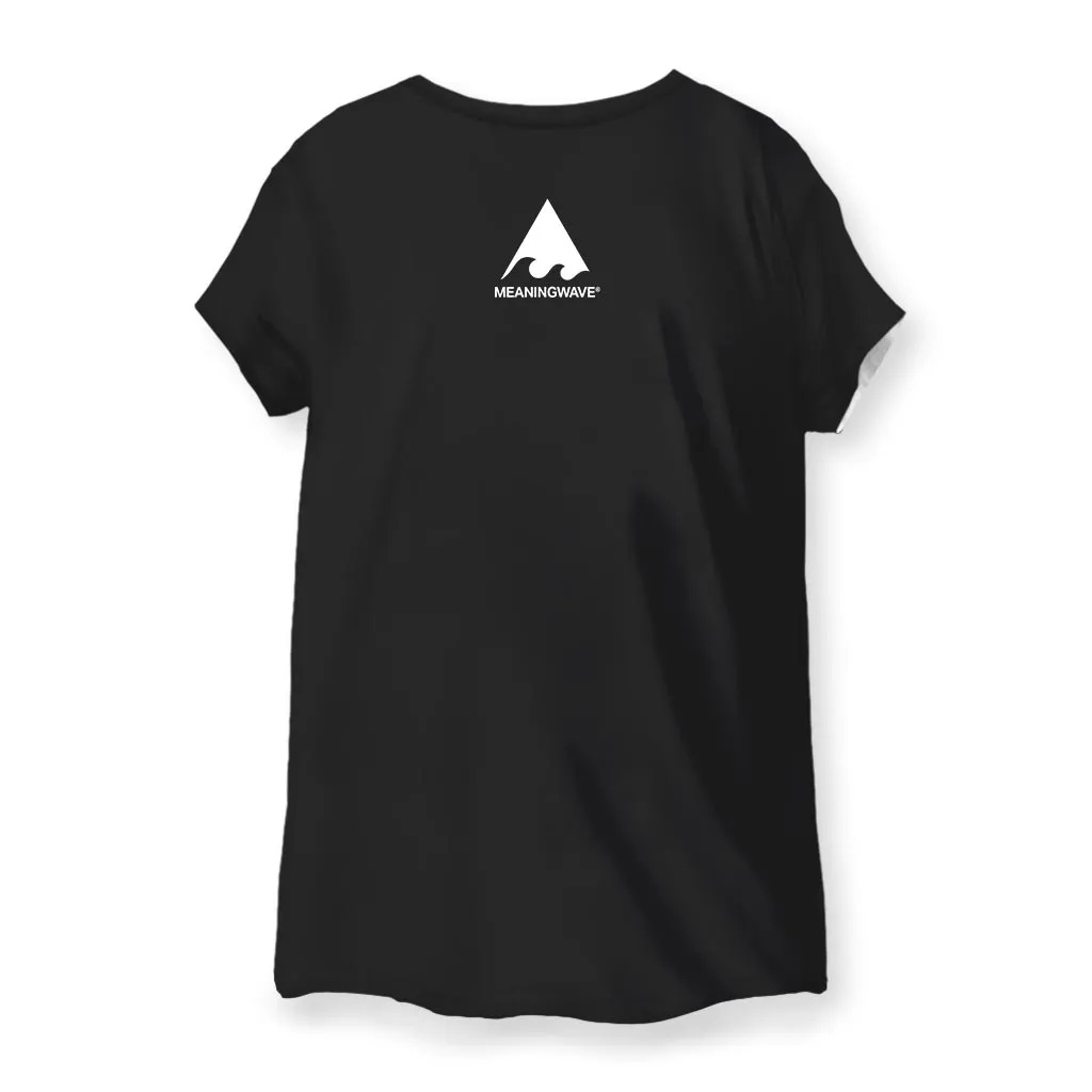 MEANINGWAVE RADIO ATHENA ANIME GLITCH  Women's Cotton T-Shirt