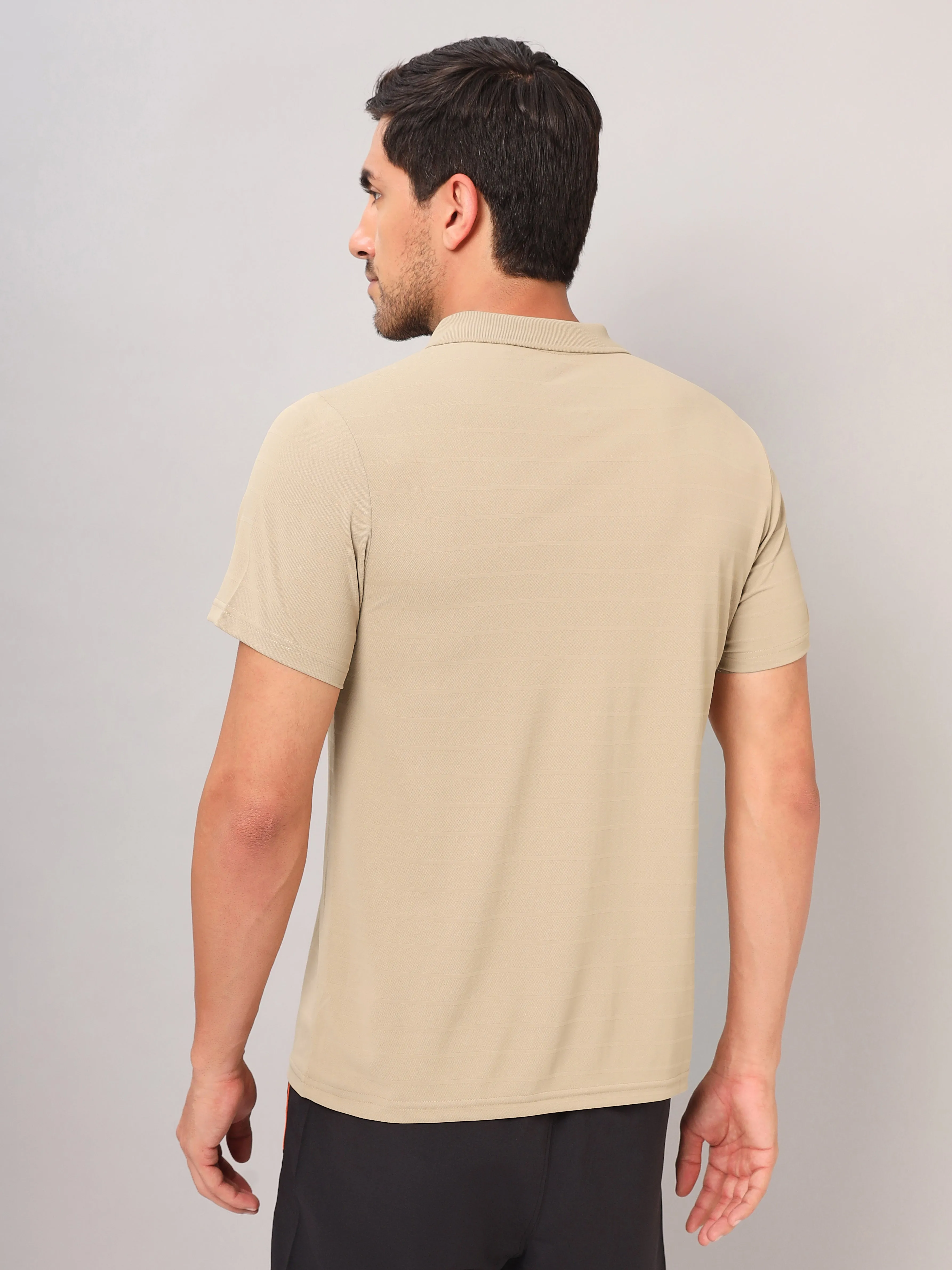 Men Self Design Slim Fit Polo T-shirt with AIRTEX STRIPES (Pack of 2)