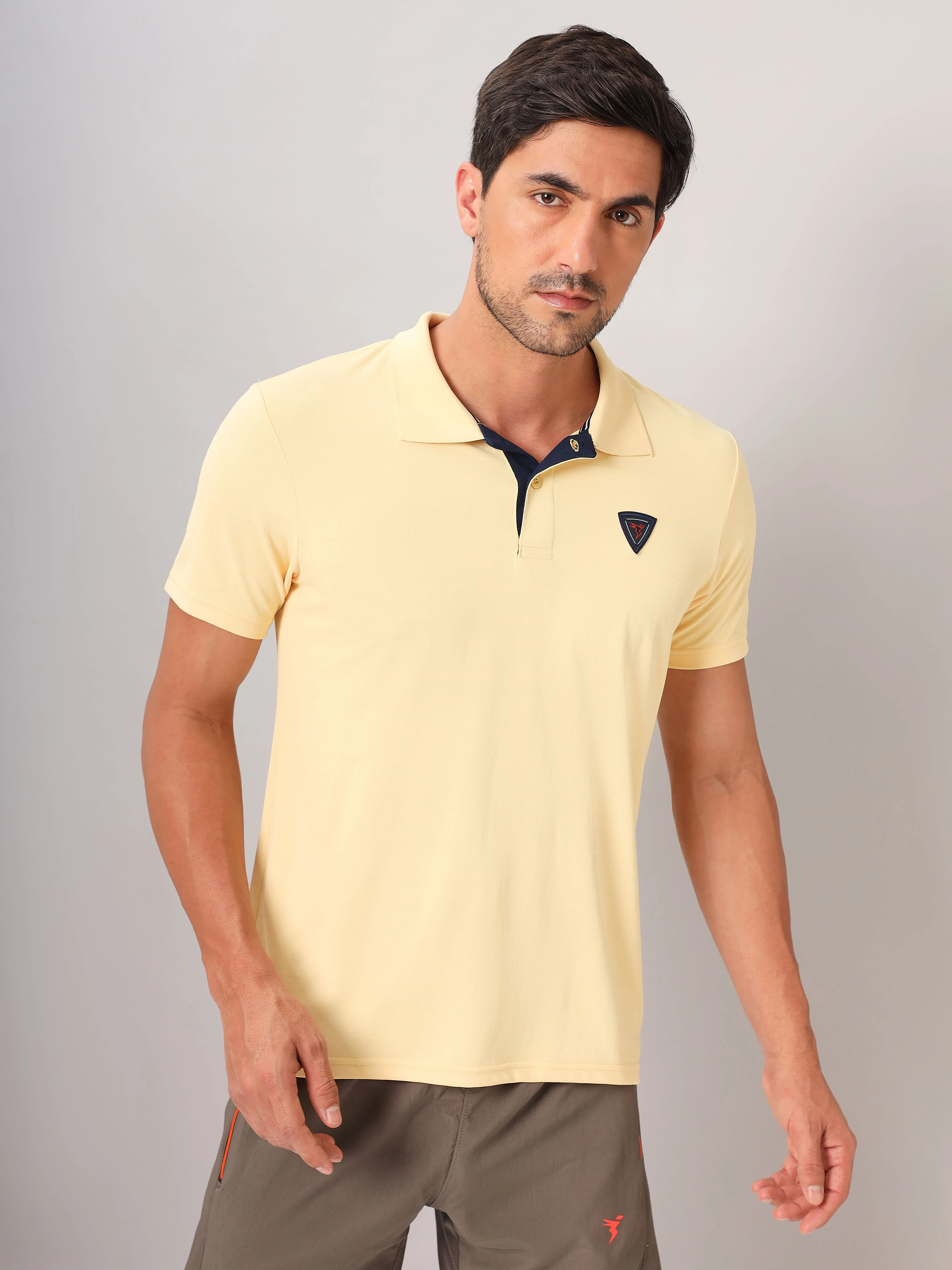 Men Self Design Slim Fit Polo T-shirt with AIRTEX STRIPES (Pack of 2)