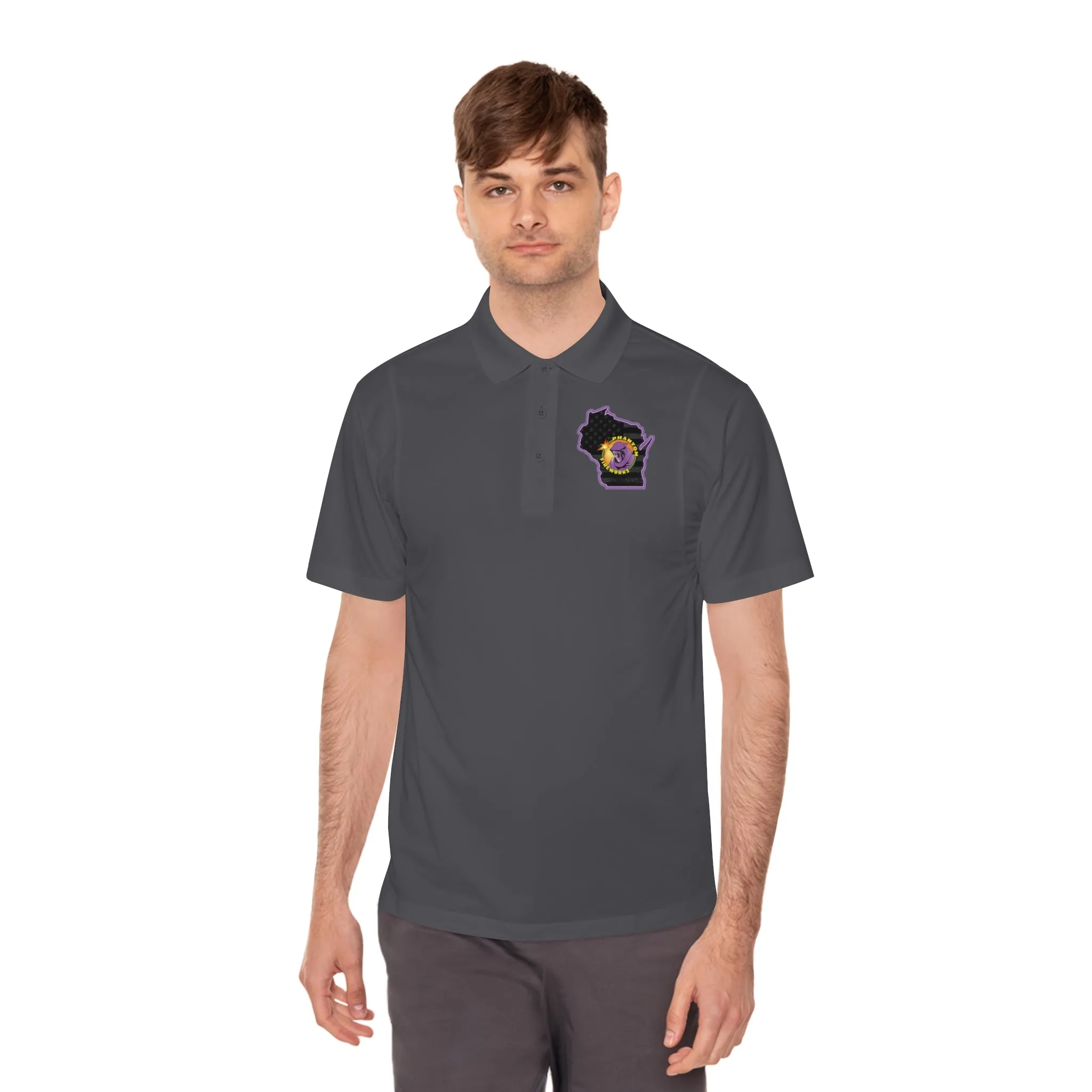 Men's Sport Polo WISCONSIN