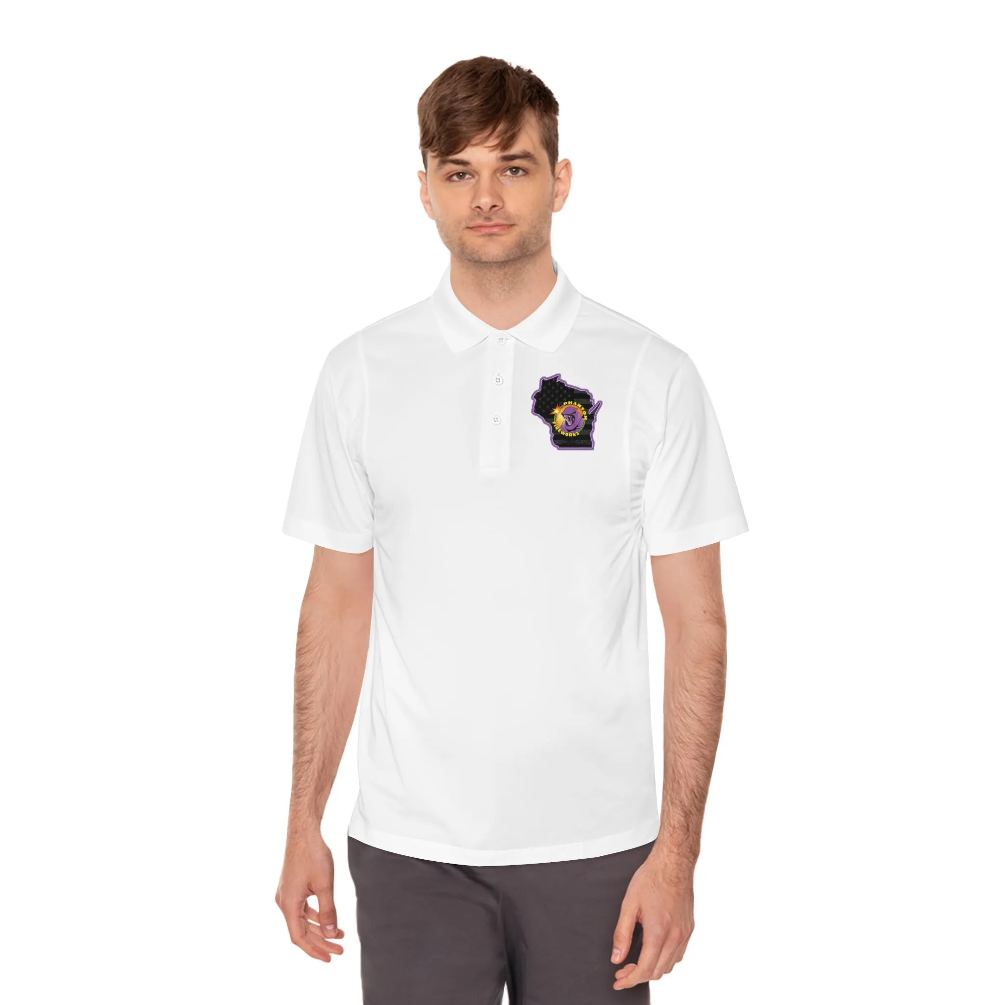 Men's Sport Polo WISCONSIN