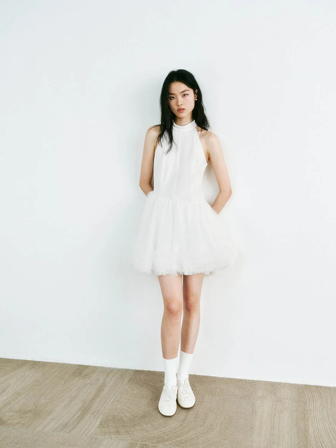 Mesh Sleeveless Dresses
