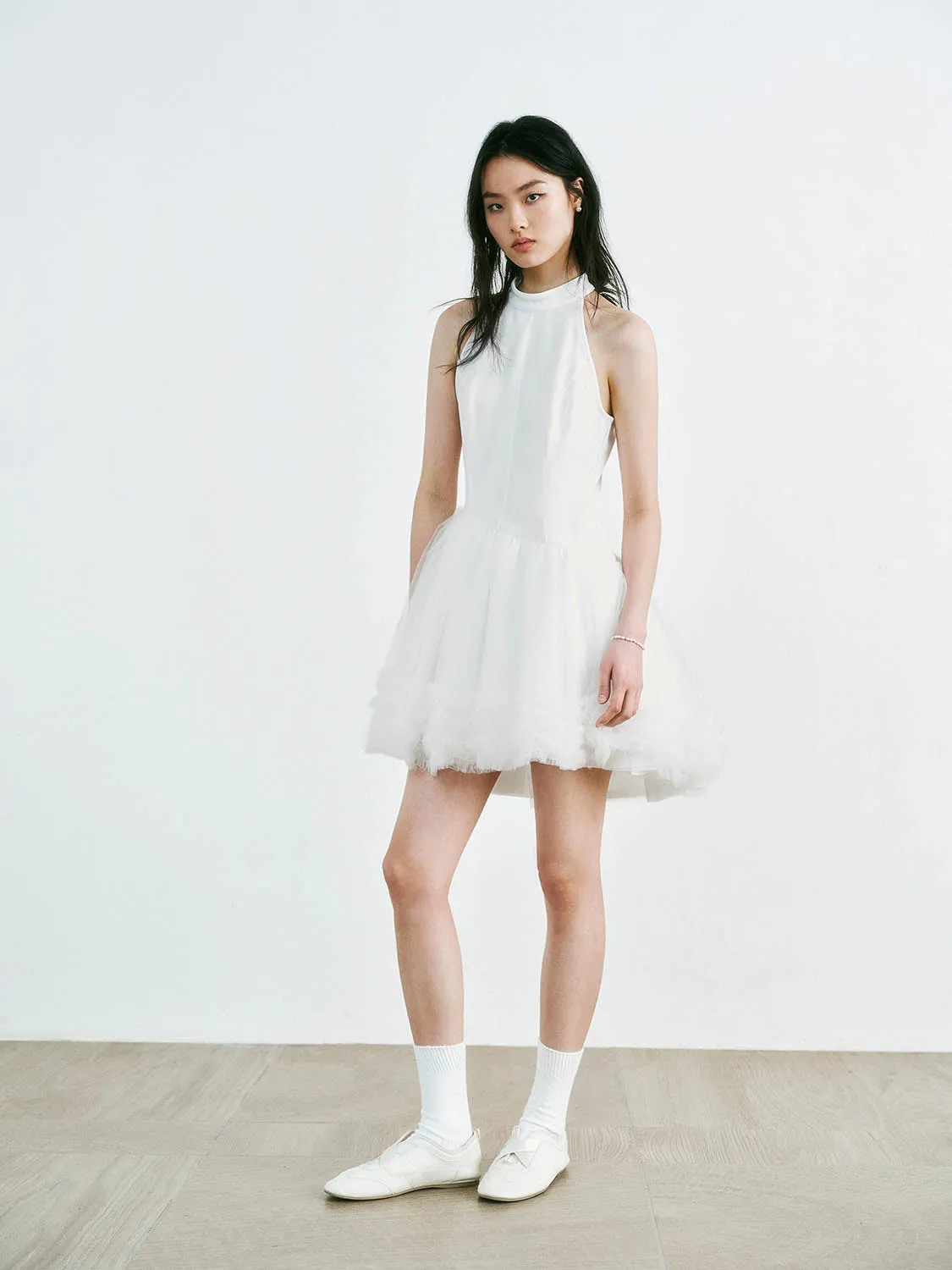 Mesh Sleeveless Dresses