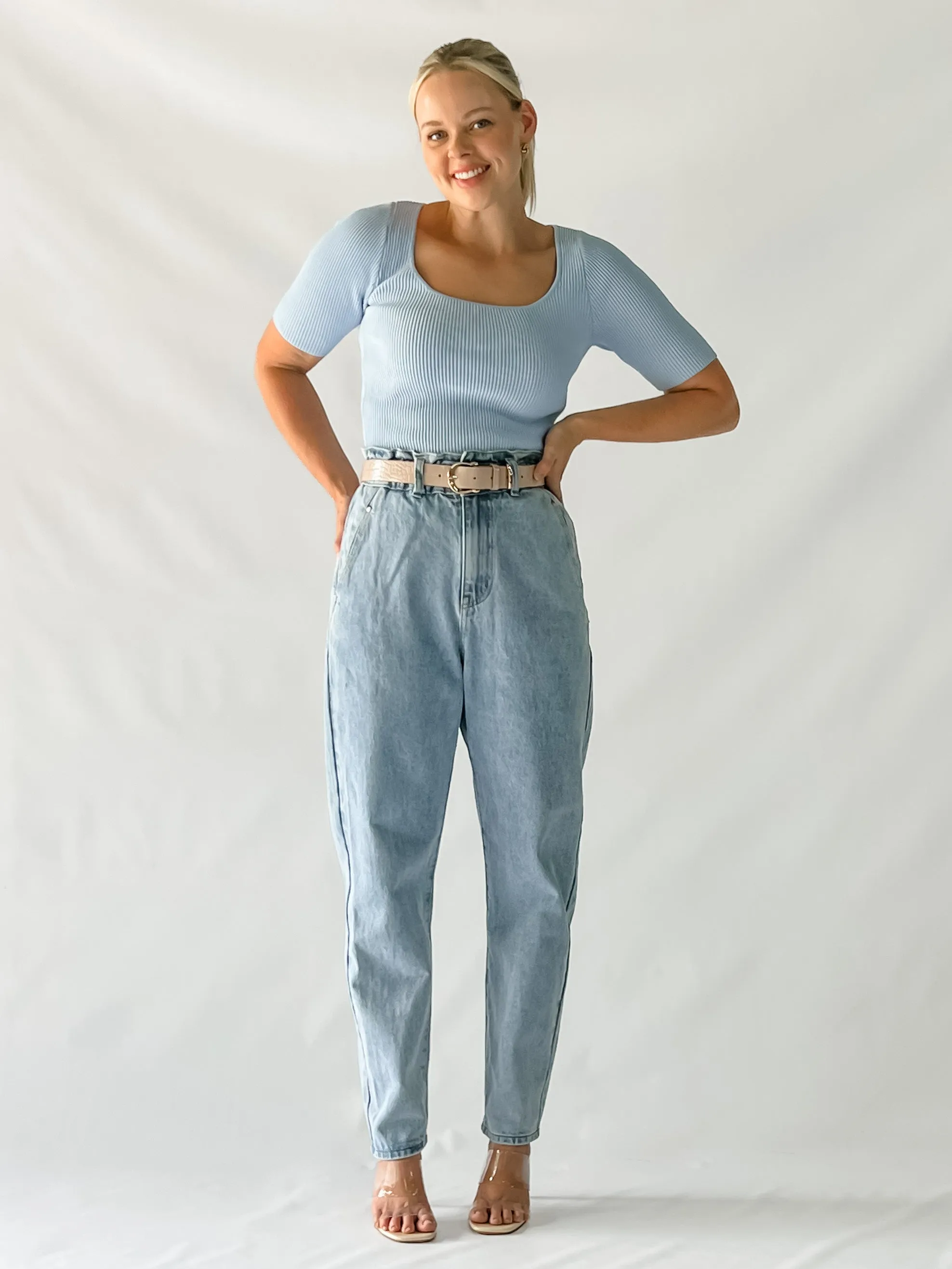 MIRANDA JEANS - LIGHT BLUE WASH