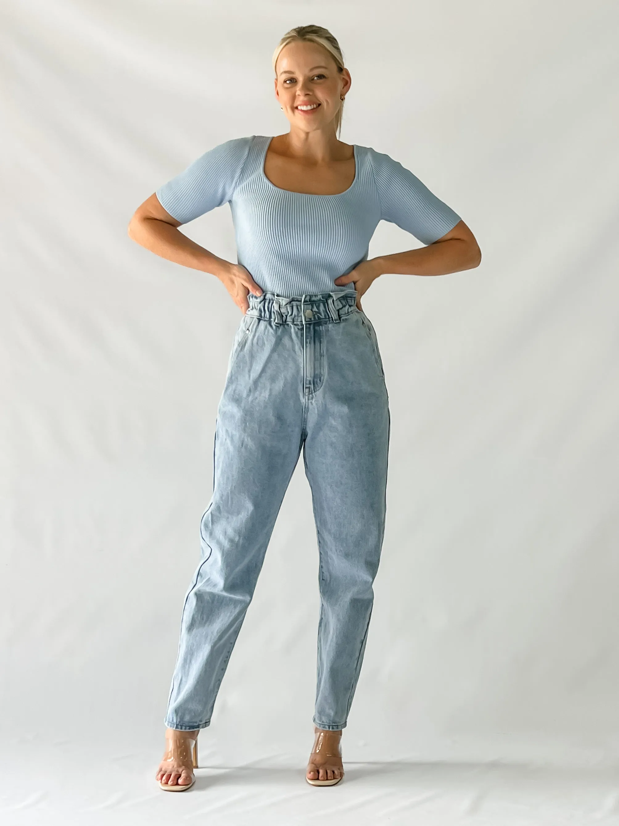 MIRANDA JEANS - LIGHT BLUE WASH