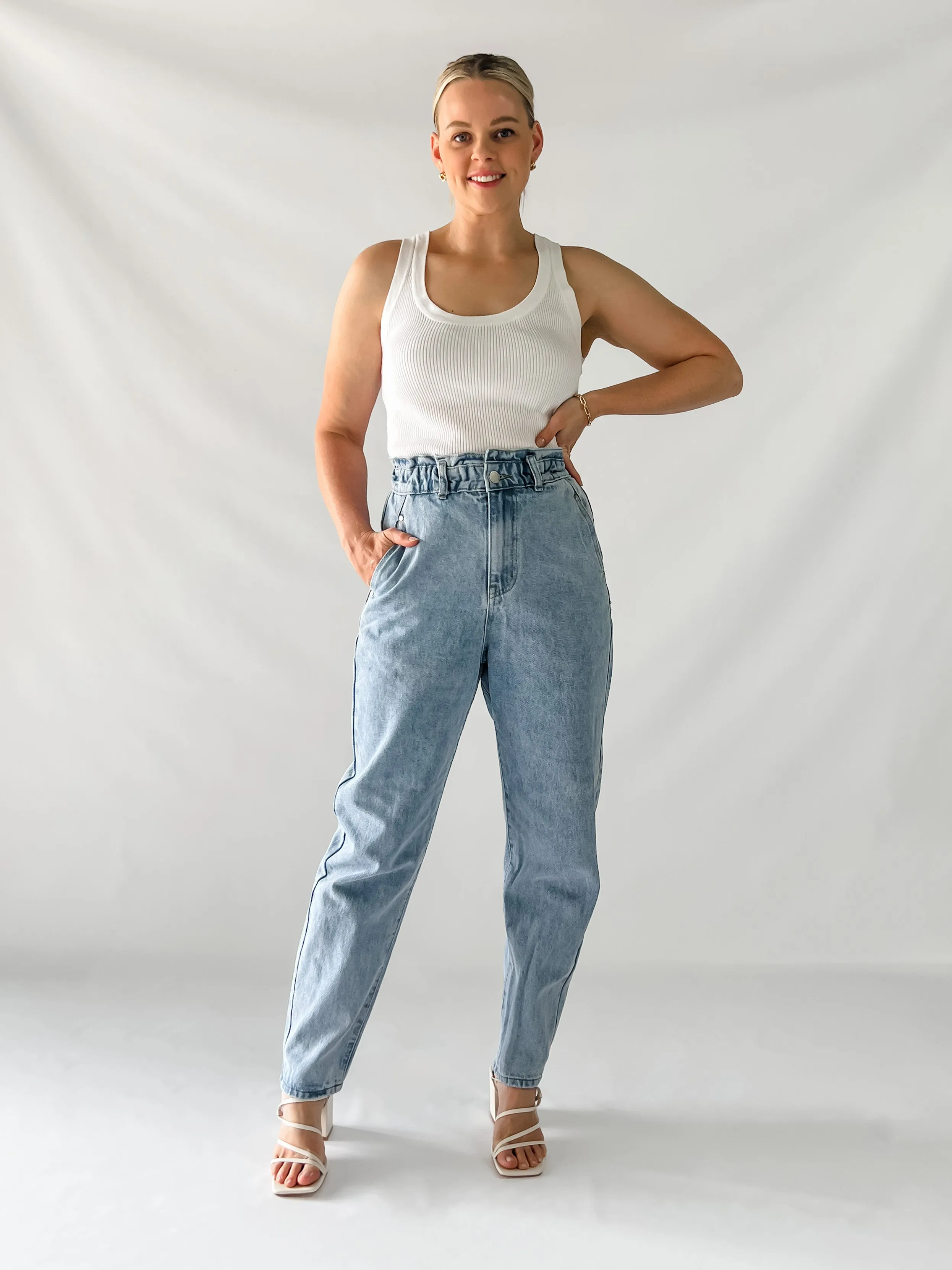 MIRANDA JEANS - LIGHT BLUE WASH
