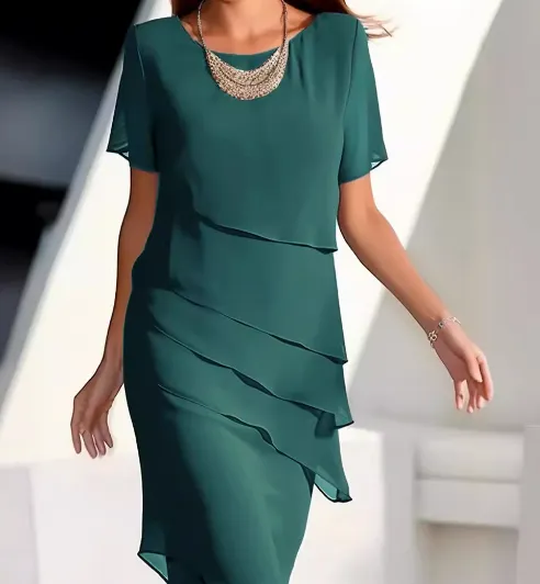 Natalia - Plain sleeveless mini dress