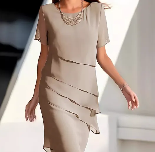 Natalia - Plain sleeveless mini dress