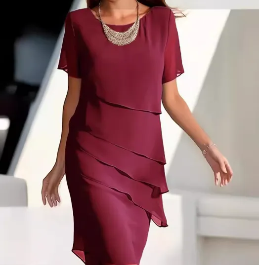 Natalia - Plain sleeveless mini dress