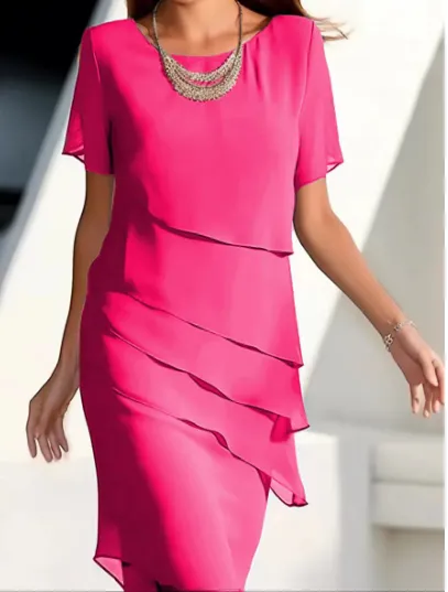Natalia - Plain sleeveless mini dress