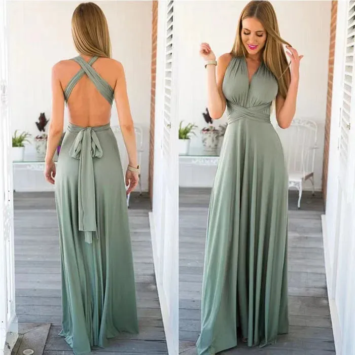 Nava® | Elastic Wrap Dress With Straps