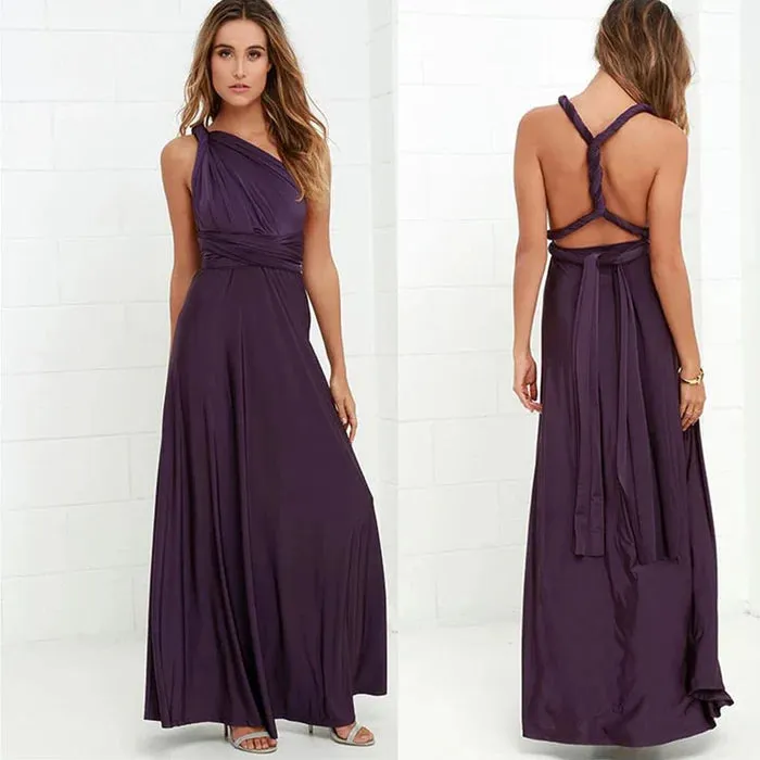 Nava® | Elastic Wrap Dress With Straps