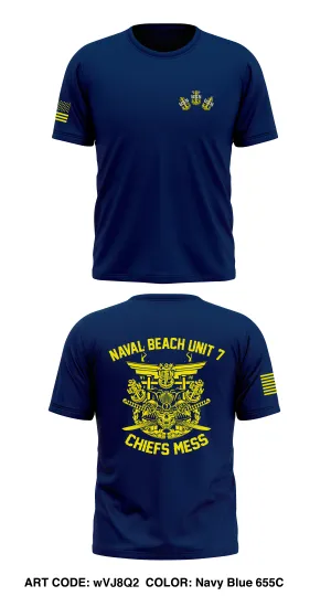 Naval Beach Unit 7 Core Men's SS Performance Tee - wVJ8Q2