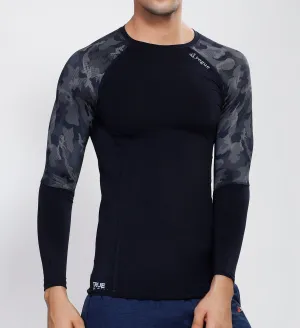 Navy Camo Full Sleeve Compression