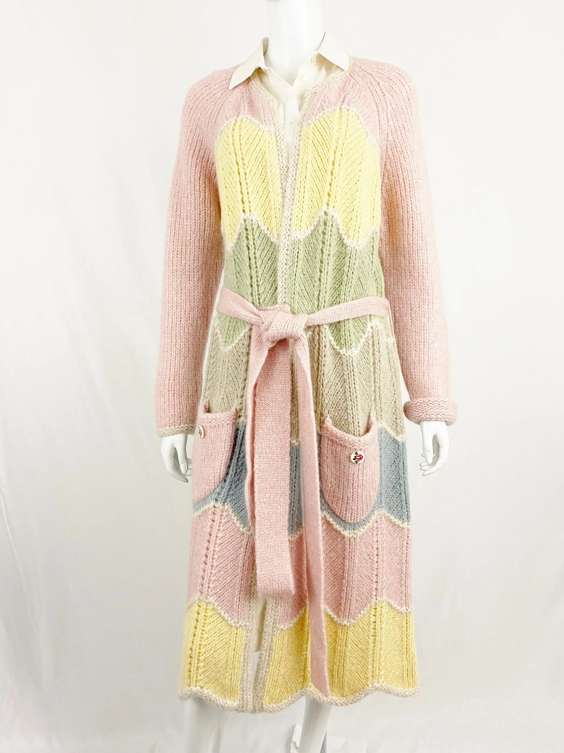 NEW Loveshackfancy Long Cardigan Size S