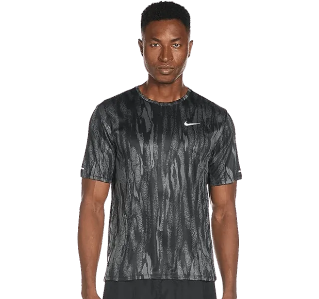 Nike Dri-FIT Wild Run Miler 2.0 T-Shirt - Black Camo