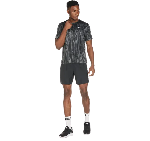 Nike Dri-FIT Wild Run Miler 2.0 T-Shirt - Black Camo